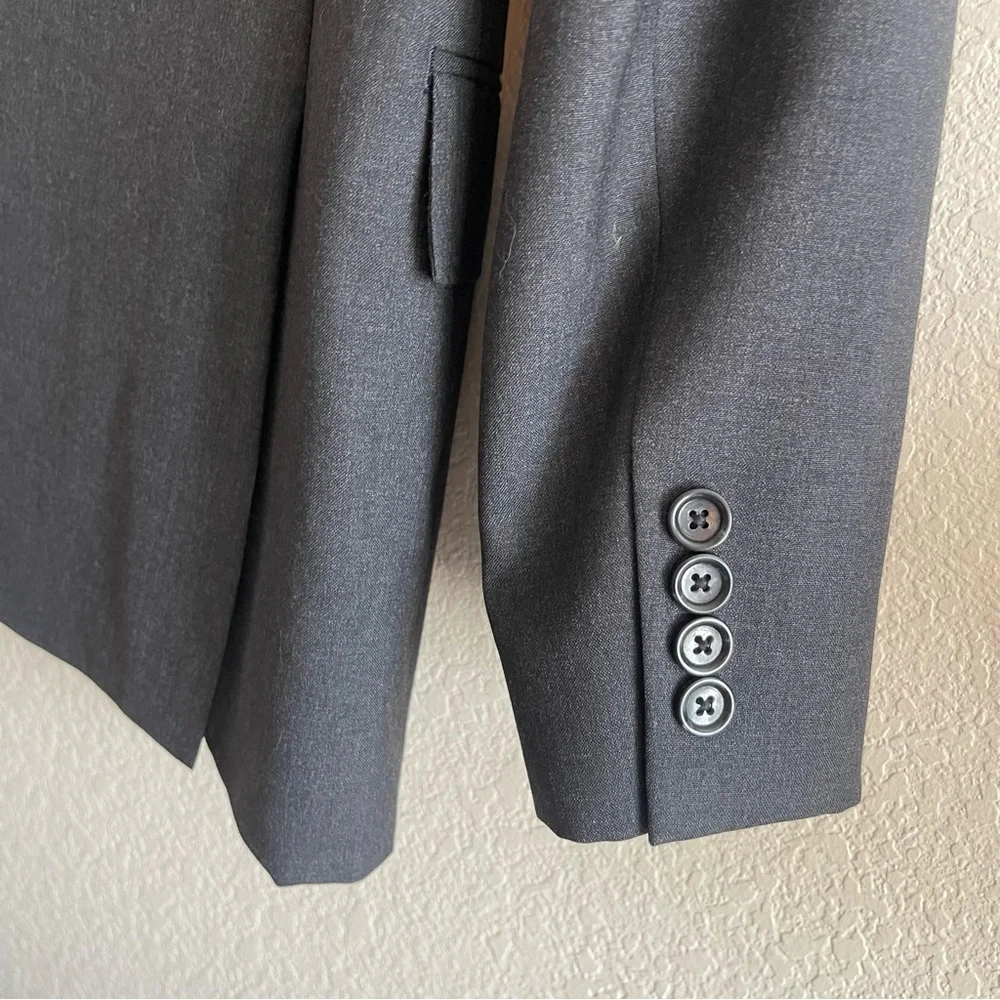 J.Crew Ludlow Slim Fit Suit Jacket Double Vent Loro Piana 120 Wool Mens 36 Short
